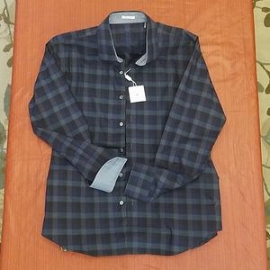 Men's Bugatchi Shaped Fit Shirt - Medium